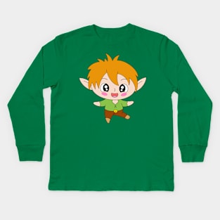 Quill The Elf Kids Long Sleeve T-Shirt